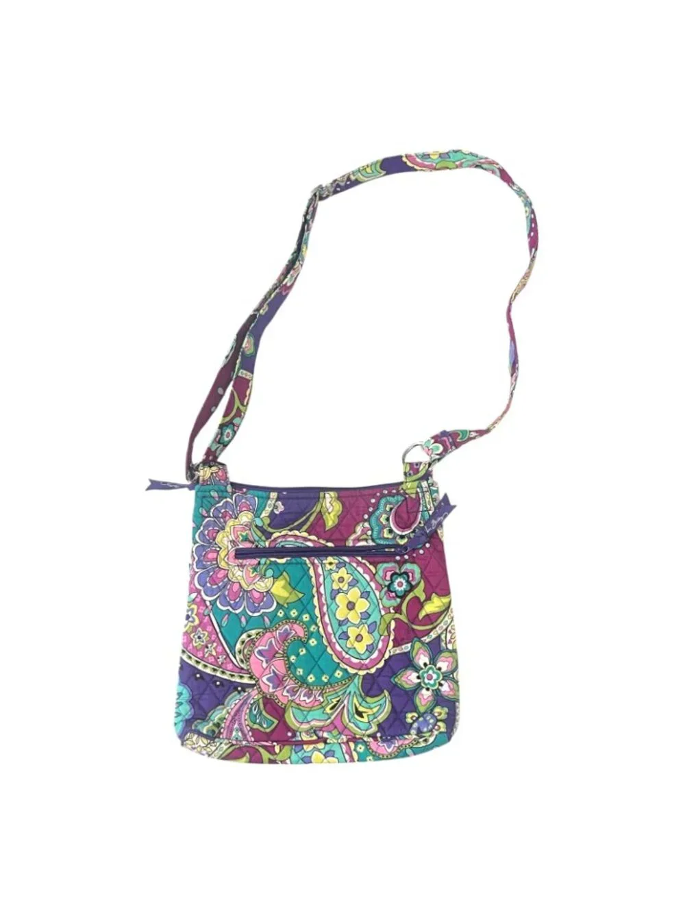 Vera Bradley Crossbody Purse Flowered 11" x 11" - Picture 2 of 8